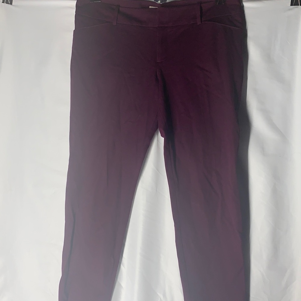 Maroon slacks